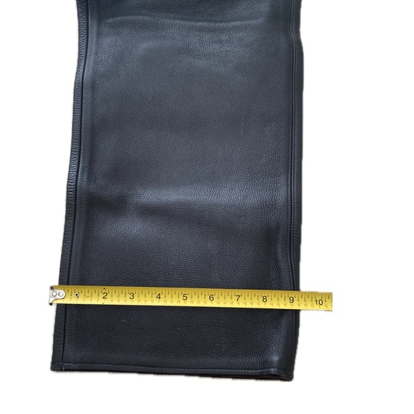 CHROME HEARTS - Men's Black Leather Pants - Picture 14 of 14